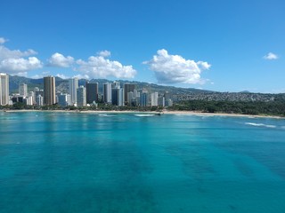 Fototapeta premium View of Waikiki 