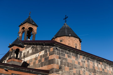 Fototapeta na wymiar Vanadzor St. Astvatsatsin (Holy Mother of God) Church, Armenia