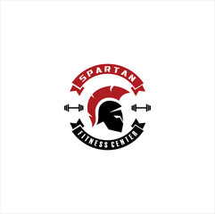 Spartan Fitness And Gym Logo Vector  . Fitness Logo . Bodybuilding Logo design inspiration
