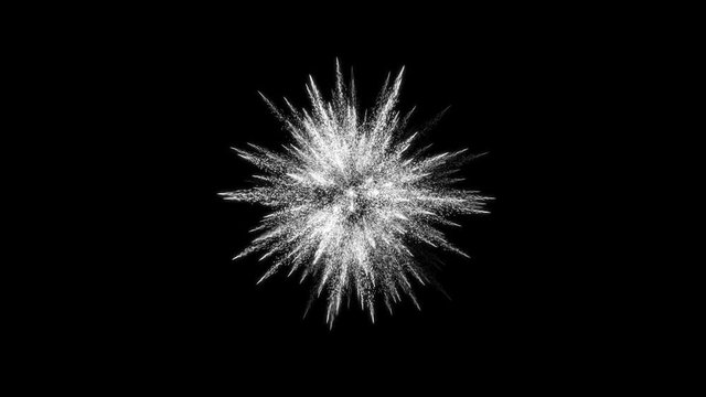 explosions of fireworks on a dark background