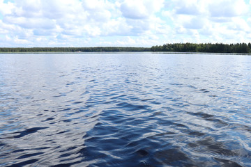 Lake Ranuanjarvi in Northern Finland