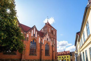 Fototapeta na wymiar Sankt Peter und Paul Kirche, Teterow, Deutschland 