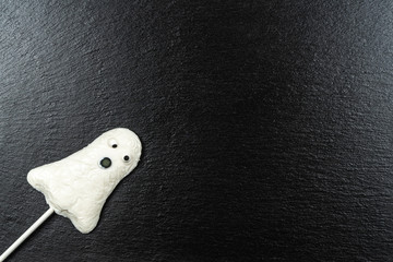Spooky and scary ghost lollipop,sweet treats