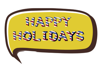 メリークリスマス。 クリスマスのロゴデザイン。 年末のデザイン素材。 ハッピーホリデイ。