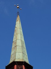 church spire of the building