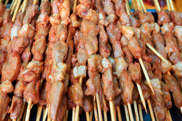 Chinese snacks meat string