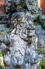 Fototapeta na wymiar Pura Dalem Agung Padang Tegal Temple Monkey Forest Ubud Bali Indonesia