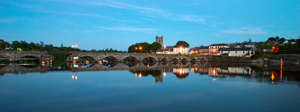 A panorama of Killaloe, Ireland, County Clare.