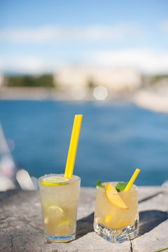 cocktail on the beach