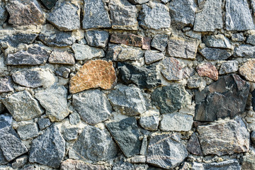 Texture of the natural granite wall for background