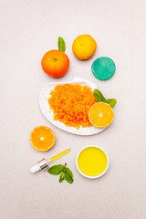 Healthy self-care. Minimalist organic lifestyle. Comfort and natural pharmacy