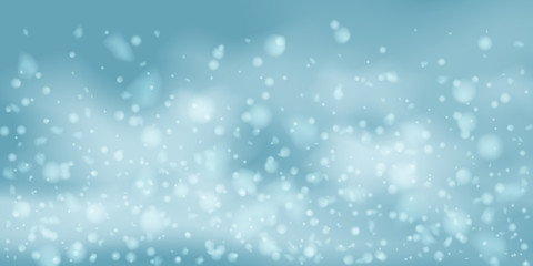 Snowflakes, snowfall.