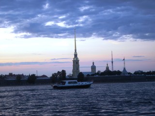 Obraz premium view of the Peter and Paul fortress