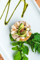 ceviche de pescado comida de mar