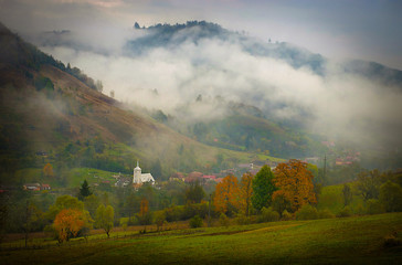Fototapeta na wymiar Small village in Apuseni Mountains, Transylvania, Romania