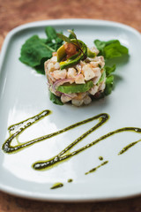 ceviche de pescado comida de mar