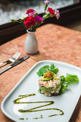 ceviche de pescado comida de mar