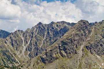 Mountain landscape, Tatra National park, Poland. High Tatras, Carpathian mountains