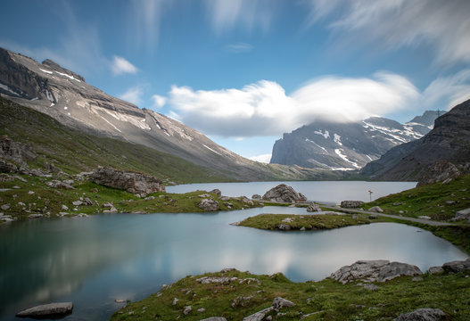 Daubensee im Kanton Wallis, Gmeinde Leukerbad/ Schweiz