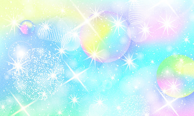 Fluid shapes composition. Fantasy universe.