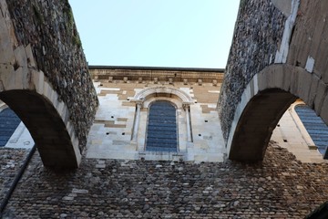 Abbaye Saint André le Bas dans la ville de Vienne en Isère - Rhône Alpes - France