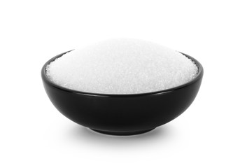 sugar isolated on white background.