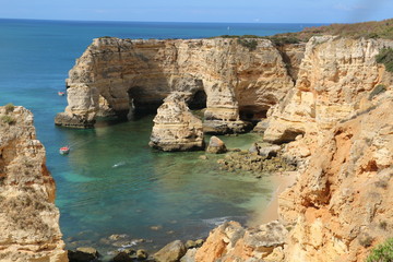 Naklejka premium cliffs of bonifacio