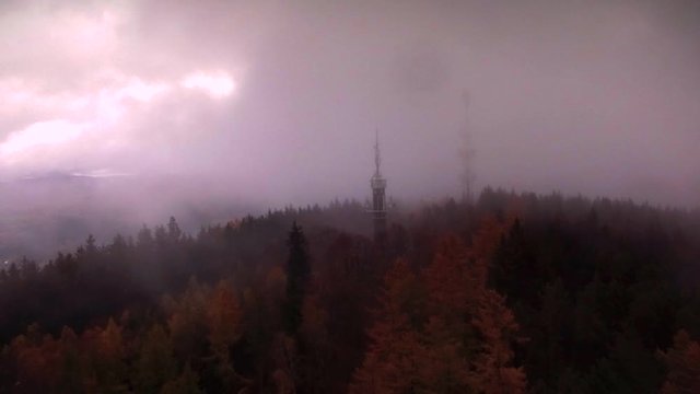 Sendet&uuml;rme Kindelsberg Luftaufnahme