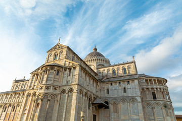 Cathedral in the famous Pisa's Cathedral Square, Square of Miracles (Piazza dei Miracoli)
