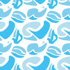 Blue pattern abstract vector illustration