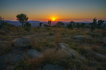 sunset at three rondavels lookout in blyde river canyon, south africa 21