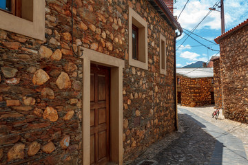 Fototapeta na wymiar Schist village with typical schist houses in Portugal