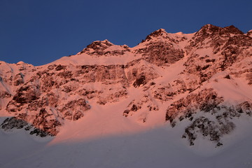 Naklejka premium 涸沢カールの夜明け ( Beautiful 