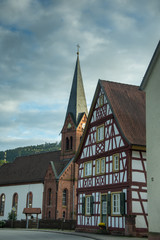 Church  in Bobenthal , Germany ,october,2019