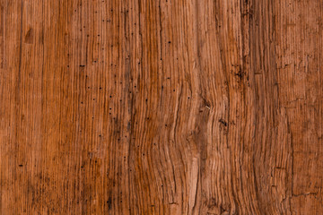 Naklejka premium Dark wood texture background surface with old natural pattern