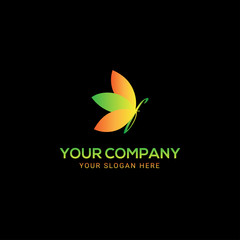 Obraz premium F, butterfly, f color full butterfly icon, color full butterfly logo design
