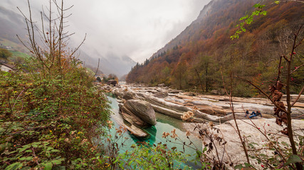 Le acque cristalline della Valle Verzasca