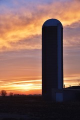 Silo at Sunrise