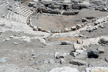 Ruins of Knidos on the coast near Marmaris in Turkey