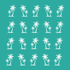 Palm tree pattern for textile fabric or wallpaper background