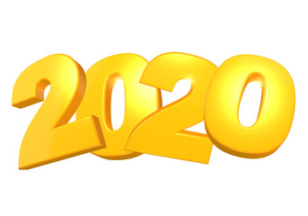 2020 3D or lié