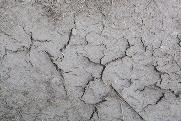 texture of dirty dried earth