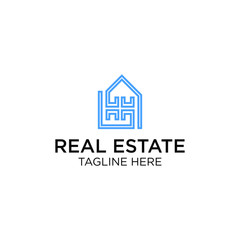 real estate simple logo templates