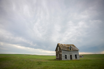 Obraz premium Prairie Storm Clouds Canada
