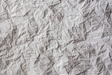 Pattern of wrinkled paper close up  texture background