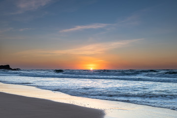 Fototapeta premium Clear Skies Beach Sunrise Seascape