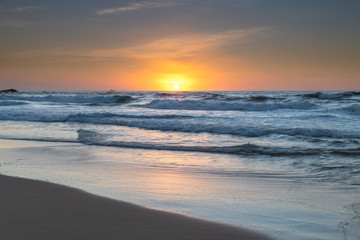 Obraz premium Clear Skies Beach Sunrise Seascape