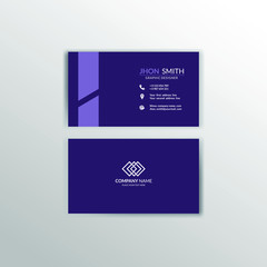 Creative and professional business card design. vector illustration