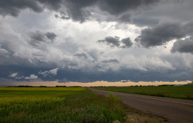 Prairie Storm Clouds Canada