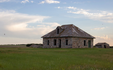 Obraz premium Prairie Storm Clouds Canada